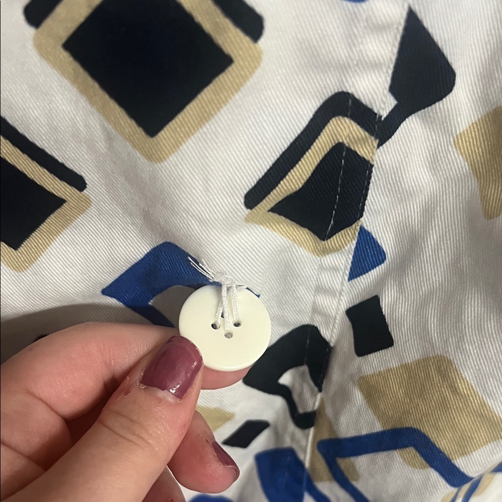 Chadwicks Blue and Black Geometric Jacket - Picture 5 of 8
